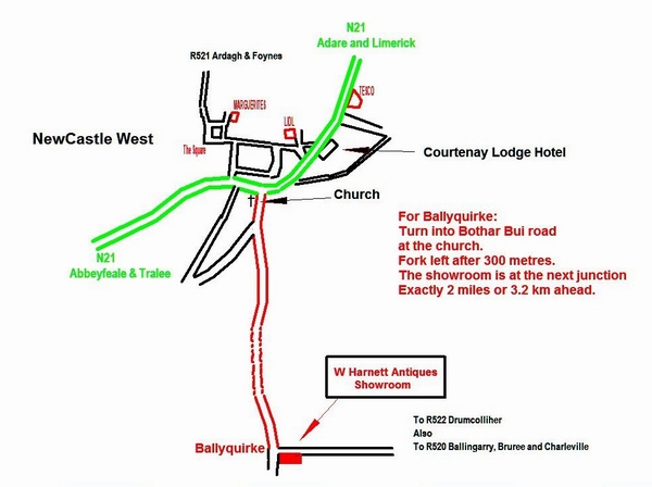 Map for Ballyquirke